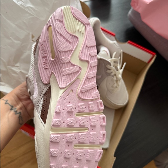 Nike Women's Air Max Sneakers - Pink and Brown - Picture 4 of 7